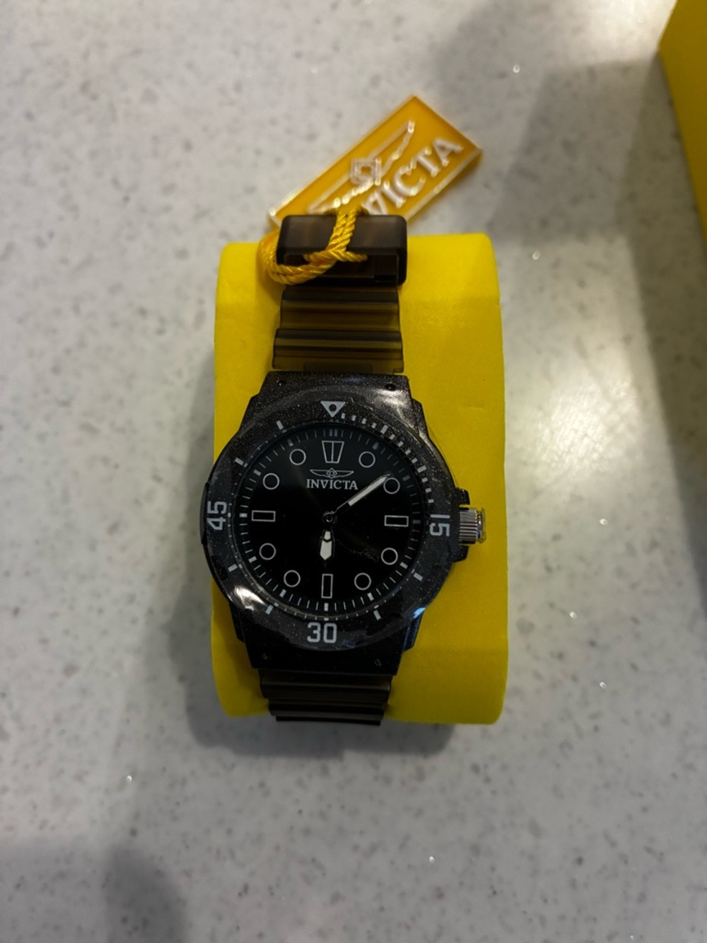 Invicta Yellow Branded Box Set